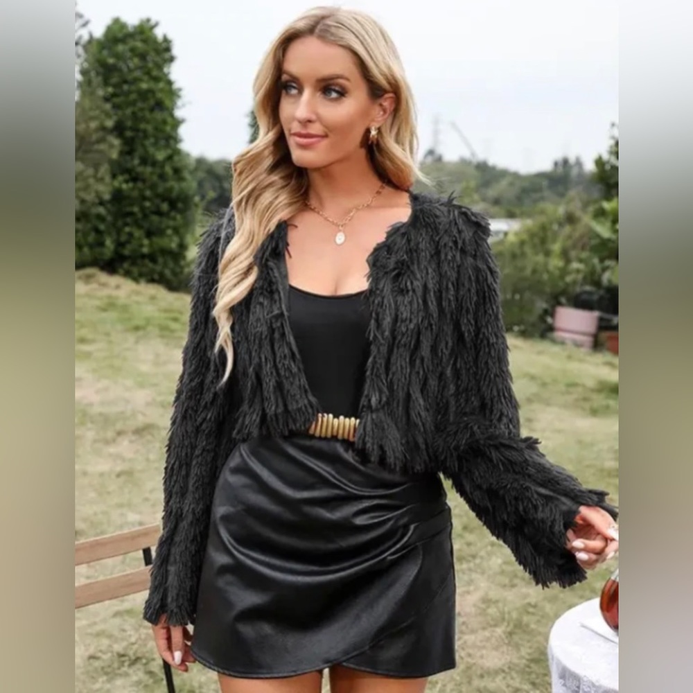 Women's Sexy Banquet Plush Cardigan
